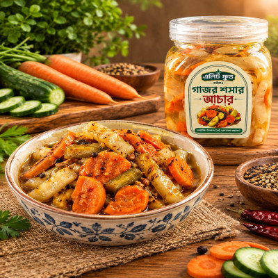 শসা ও গাজারের আচার(500 GRAM )